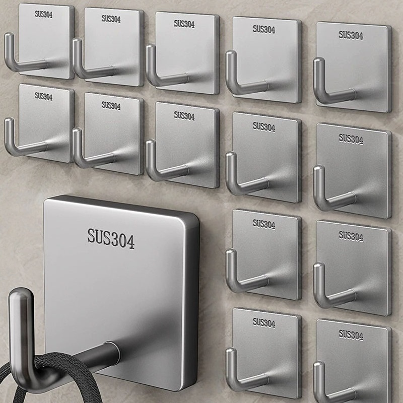 Kitchen Appliances Holder - Gancio Adesivo in Acciaio Inossidabile Resistente,