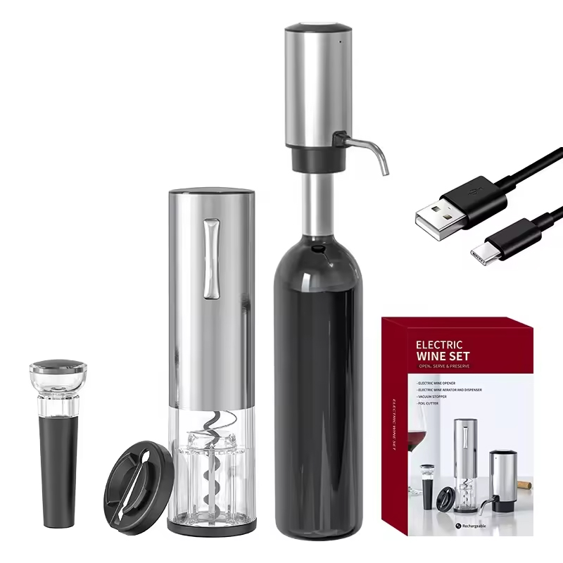 Wine Opener Electric - 2024 Nuovo design Set apribottiglie elettrico
