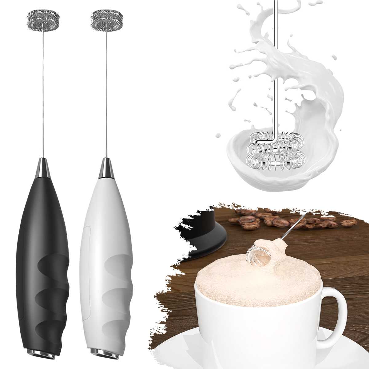 Kitchen Appliances Restaurant - Montalatte Elettrico per Caffè, Frullino Elettrico