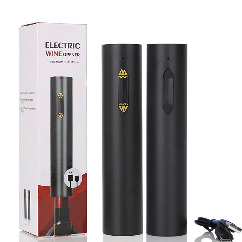 Wine Opener Electric - Apribottiglie elettrico portatile con ricarica USB