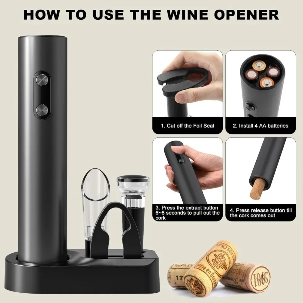 Set apribottiglie elettrico Ap - Wine Opener Electric recensione e prezzo