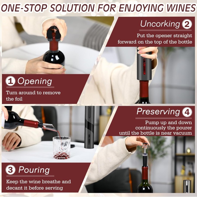 Cavatappi automatico elettrico - Wine Opener Electric recensione e prezzo