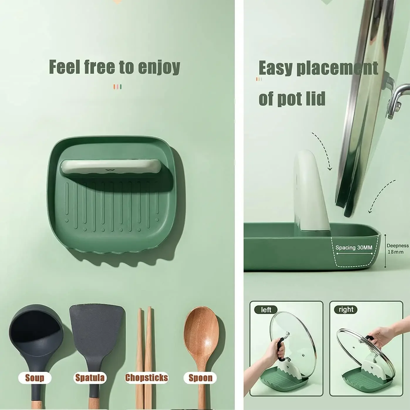 2 coperchi per scatole e porta - Kitchen Appliances Holder recensione e prezzo