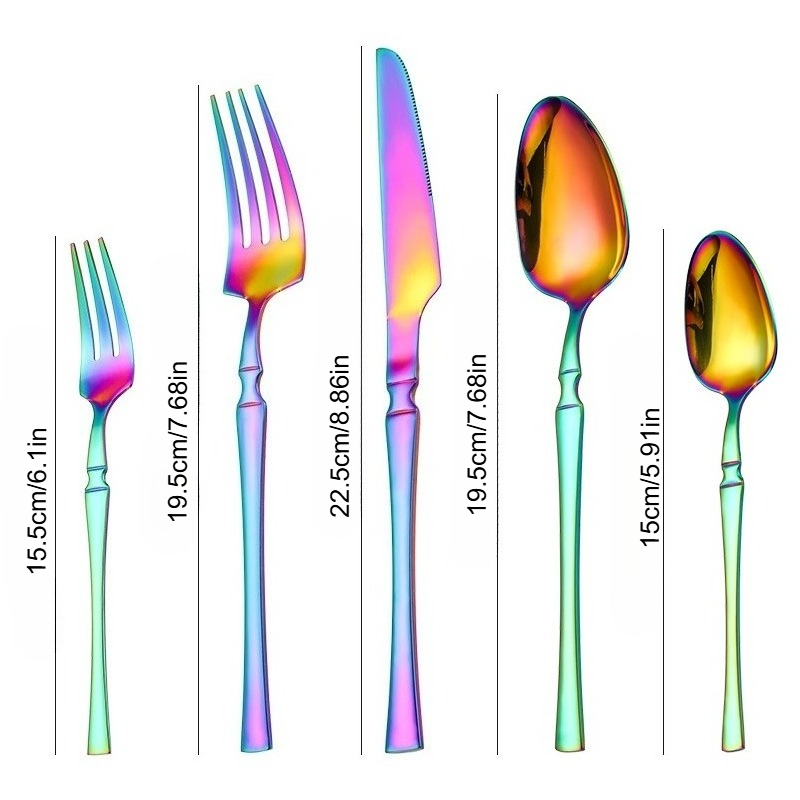 Set di posate colorate in acci - Kitchen Appliances Combo recensione e prezzo